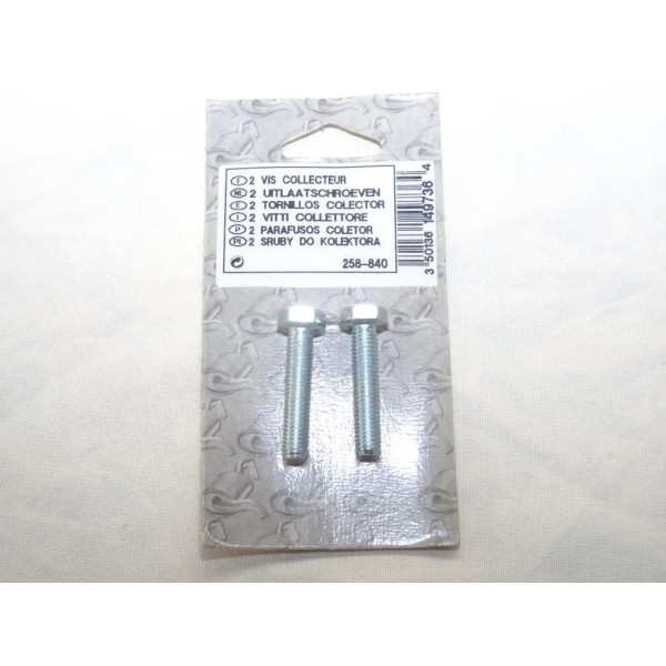 Lot 2 vis boulon fixation echappement silencieux collecteur tuyau 40mm Bosal 258-840 pour divers véhicules fiat alfa romeo lanci