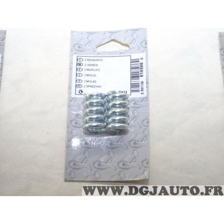 Lot 2 ressorts fixation tuyau tube silencieux echappement Bosal 251-932 pour citroen berlingo jumpy jumper xantia XM ZX xsara fi