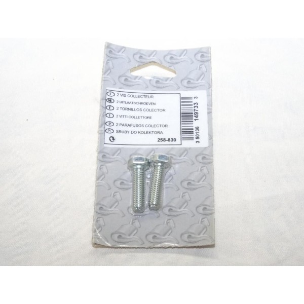 Blister 2 vis boulon fixation echappement silencieux collecteur tuyau 30mm Bosal 258-830 pour divers véhicules fiat alfa romeo l