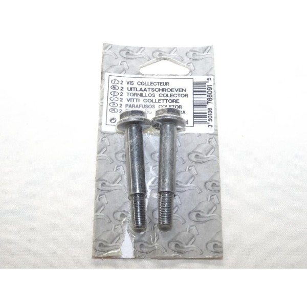 Lot 2 vis boulons fixation tuyau tube silencieux echappement Bosal 258-794 pour opel astra F G calibra corsa B tigra A kadett E 