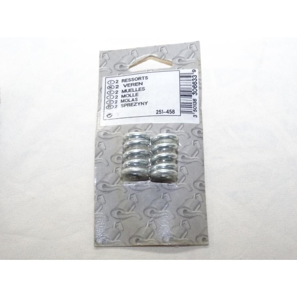 Lot 2 ressorts fixation tuyau echappement Bosal 251458 pour citroen AX BX C15 C25 jumper saxo XM fiat ducato peugeot 104 106 205