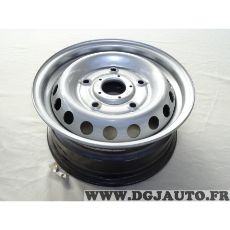 Jante tole acier 6.5x15 ET60 5x160 15" 15 pouces MWD MWD15256 pour ford transit custom V362 partir de 2012 
