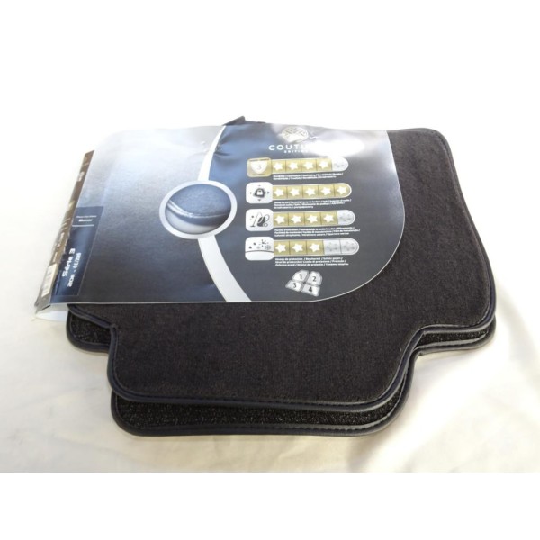 Jeu 2 tapis de sol sur mesure arriere Couture 2195159 pour BMW serie 3 de 2011 à 02/2019 
