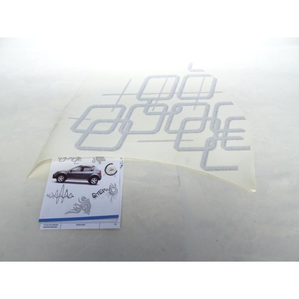 Autocollant decoration sport aile arriere Renault 7702270501 pour dacia sandero logan 