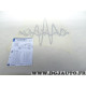 Autocollant decoration electronic aile arriere Renault 7702270502 pour dacia sandero logan