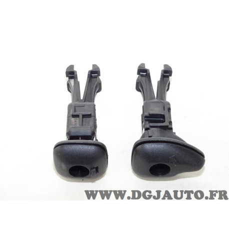 Paire chemises guide appui tete siege Renault 7701209290 pour renault megane 2 II laguna 2 II 