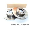 Paire disques de frein avant plein 256mm diametre Motrio 8671000089 pour audi 80 90 100