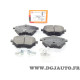 Jeu 4 plaquettes de frein arriere montage bendix Eurorepar 1619790880 pour citroen C4 berlingo 2 II DS3 DS4 peugeot 308 dont SW 