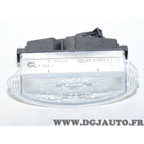 Feu eclairage de plaque immatriculation Renault 7700410754 pour renault clio 2 II twingo 2 II 
