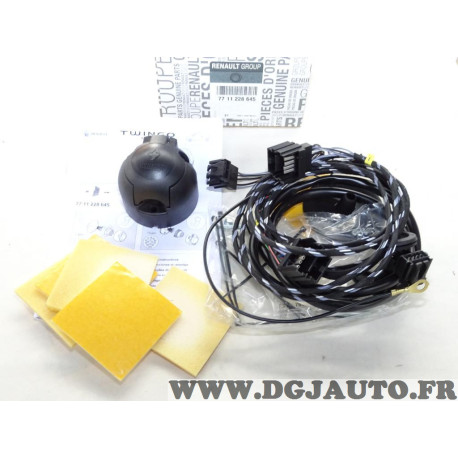 Faisceau attelage attache remorque spécifique Renault 7711228645 pour renault twingo 2 II 
