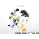 Pack kit agrafes attache hayon de coffre Renault 7711213871 pour renault scenic 1 phase 2 II 