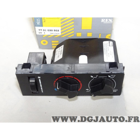 Platine commande de chauffage ventilation Renault 7701030503 pour renault super 5 