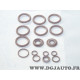 Kit joints durite tuyau gaz climatisation Renault 7701207465 pour renault laguna 1 safrane twingo megane 1 espace 3 III kangoo m