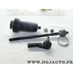 Kit rotule de direction + rotule axiale interieur + soufflet avant droit Renault 7701476761 pour renault megane 1 dont scenic