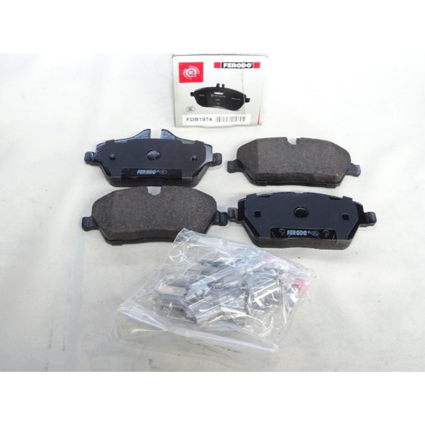 Jeu 4 plaquettes de frein avant montage TRW Ferodo FDB1974 pour BMW serie 2 F45 F46 mini clubman one cooper 