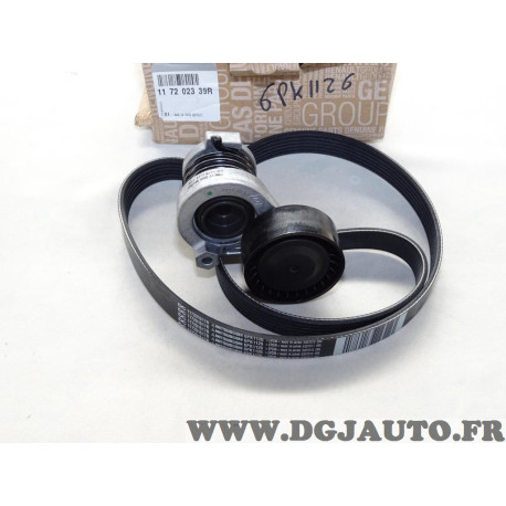 Kit courroie accessoire 7PK1832 avec galets Renault Dacia original OEM  117206887R