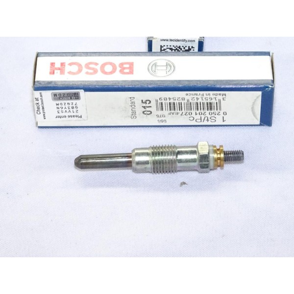 Lot 2 bougies prechauffe Bosch 0250201027 pour BMW E30 E34 E36 E38 E39 serie 3 5 7 land rover range rover opel omega B D TD 