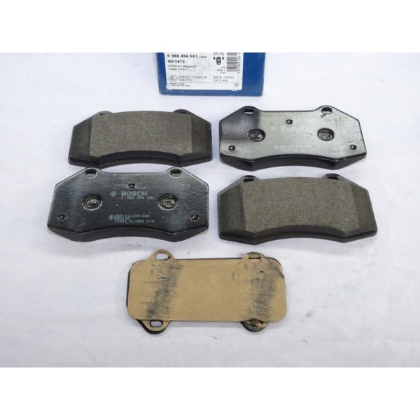 Jeu 4 plaquettes de frein avant montage brembo Bosch BP1472 0986494551 pour renault clio 3 III megane 3 III alpine A110 