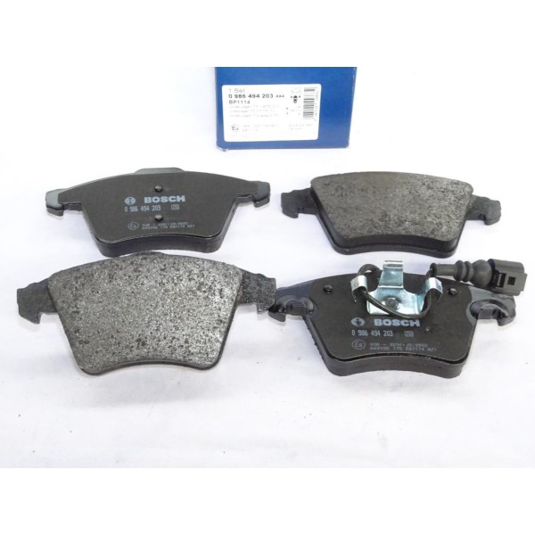 Jeu 4 plaquettes de frein avant montage teves Bosch BP1114 0986494203 pour volkswagen transporter T5 