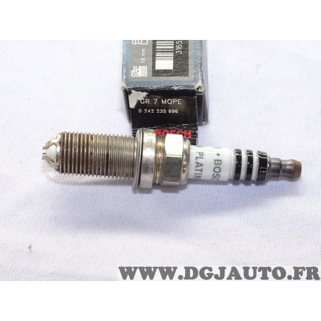 Lot 3 bougies allumage platinum Bosch FGR7MQPE 0242235696 pour renault clio 2 II laguna 2 II 2.9 3.0 V6 