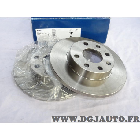 Jeu 2 disques de frein avant plein 236mm diametre Bosch BD73 0986478081 pour opel kadett D E corsa A B ascona C astra F vectra A