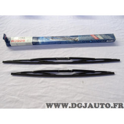 Jeu 2 balais essuie glace 650mm + 530mm twin Bosch 866 3397001866 pour peugeot 607