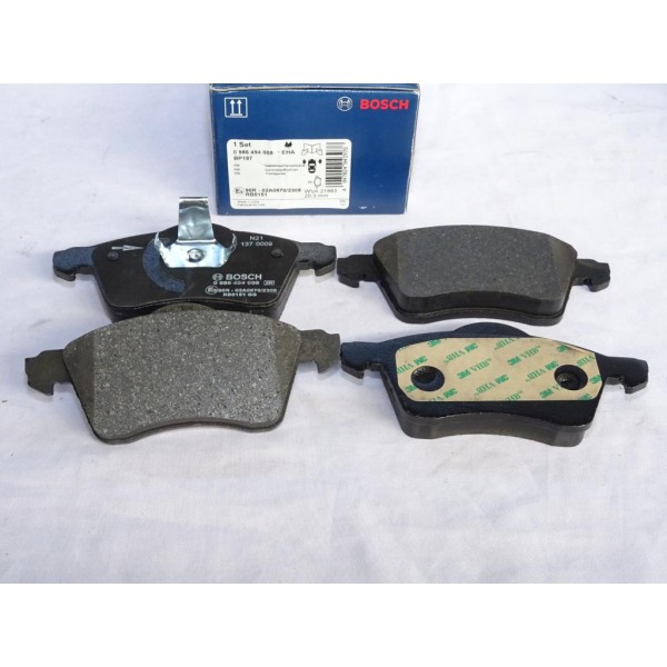 Jeu 4 plaquettes de frein avant montage teves Bosch BP197 0986494008 pour volkswagen transporter T4 