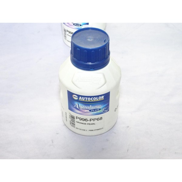 Pot 500ML peinture à base eau Autocolor P996-PP68 orange pearl aquabase plus 