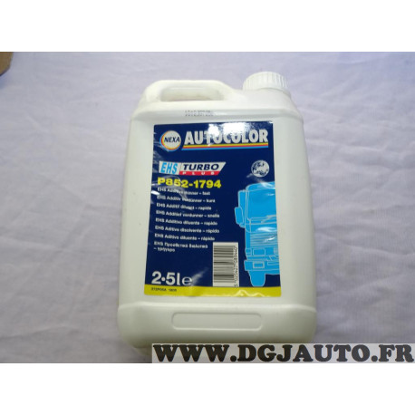 Bidon 2.5L diluant laque poids lourds rapide Autocolor P852-1794 EHS additif 