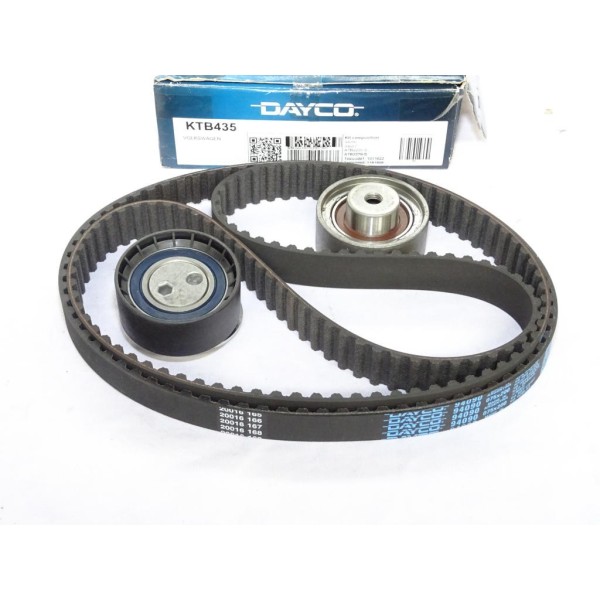 Kit distribution galets + courroie Dayco KTB435 pour volkswagen LT28 LT35 LT40 LT55 2.4D 2.4TD 2.4 D TD diesel 