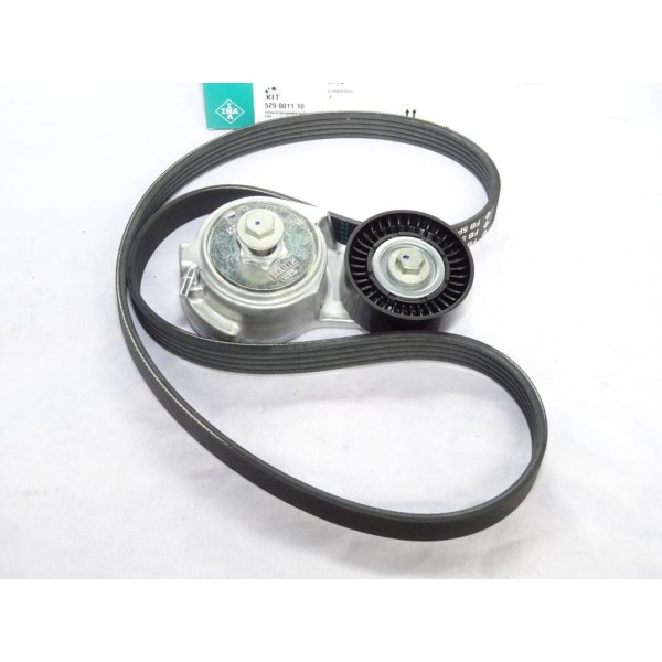 Kit courroie accessoire 5PK1155 + galet tendeur INA 529001110 pour fiat punto 2 II stilo 1.2 essence 