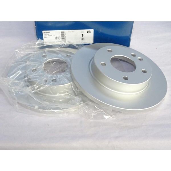 Jeu 2 disques de frein avant plein 260mm diametre Bosch BD773 0986478874 pour mercedes classe A W168 