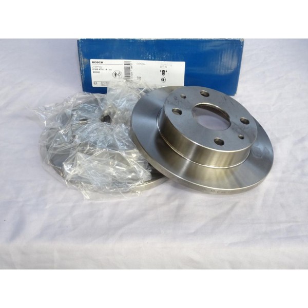 Jeu 2 disques de frein avant plein 211mm diametre Bosch BD960 0986479119 pour daihatsu move cuore trevis 