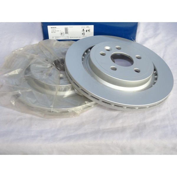 Jeu 2 disques de frein arriere ventilé 302mm diametre Bosch BD1297 0986479398 pour volvo S60 S80 V60 V70 XC70 