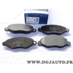 Jeu 4 plaquettes de frein avant montage bosch Bosch BP373 0986494037 pour ford transit 5 V de 2000 à 2006