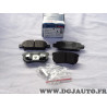 Jeu 4 plaquettes de frein arriere montage akebono Bosch BP1421 0986494502 pour jeep compass patriot chrysler sebring 2 3 II III