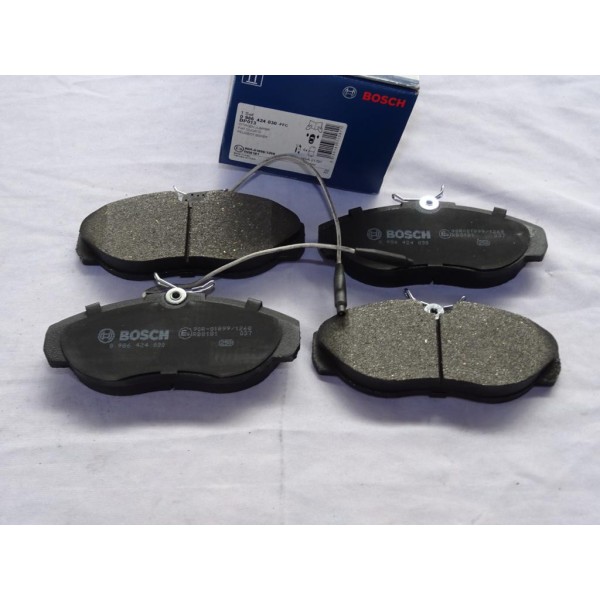 Jeu 4 plaquettes de frein avant montage lucas Bosch BP013 0986424030 pour fiat ducato peugeot boxer citroen jumper de 1994 à 200