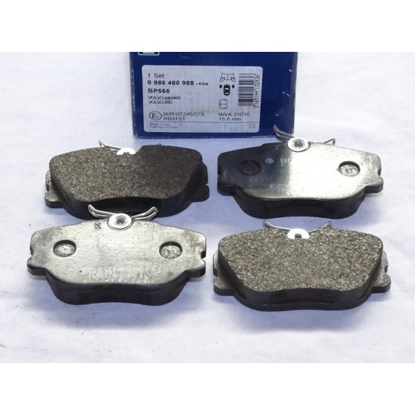 Jeu 4 plaquettes de frein avant montage lucas Bosch BP556 0986460988 pour mercedes 190 W201 