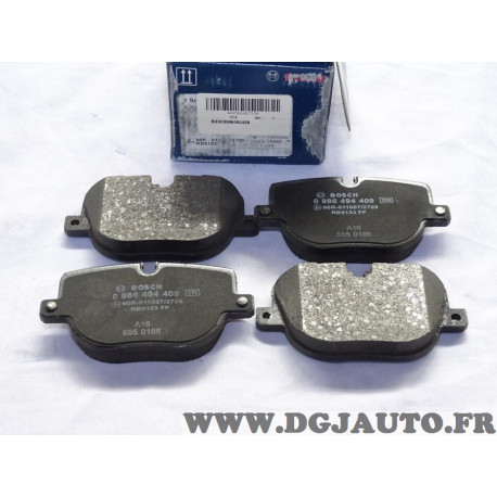 Jeu 4 plaquettes de frein arriere montage lucas Bosch 0986494409 pour land rover range rover L320 L322 