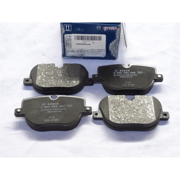 Jeu 4 plaquettes de frein arriere montage lucas Bosch 0986494409 pour land rover range rover L320 L322 