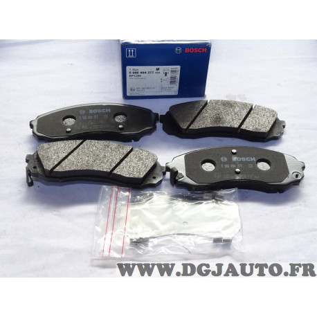 Jeu 4 plaquettes de frein avant montage mando Bosch BP1285 0986494377 pour hyundai i10 et kia carnival 