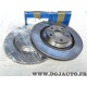 Jeu 2 disques de frein arriere ventilé 330mm diametre Bosch BD1162 0986479299 pour audi A6 de 2004 à 2011 