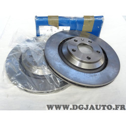 Jeu 2 disques de frein arriere ventilé 330mm diametre Bosch BD1162 0986479299 pour audi A6 de 2004 à 2011