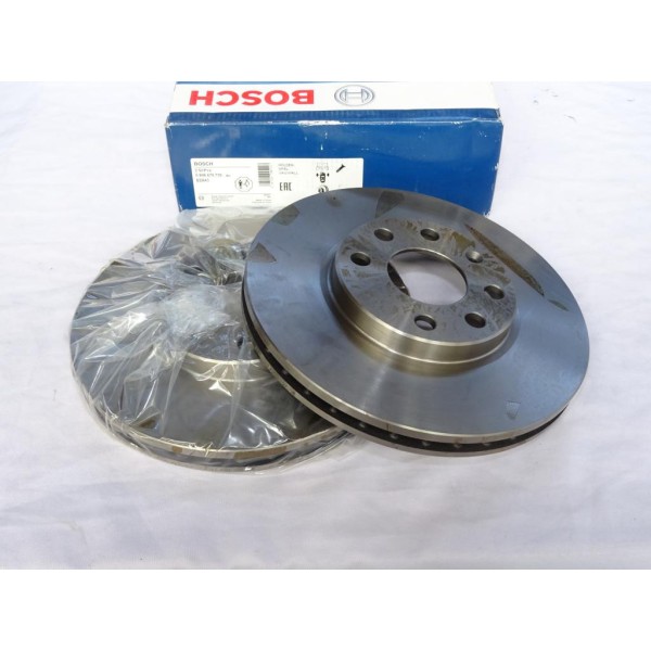 Jeu 2 disques de frein avant ventilé 260mm diametre Bosch BD643 0986478730 pour opel corsa C meriva A tigra B combo C 