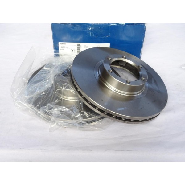 Jeu 2 disques de frein avant ventilé 252.5mm diametre Bosch BD100 0986478113 pour renault 20 30 R20 R30 trafic opel arena 