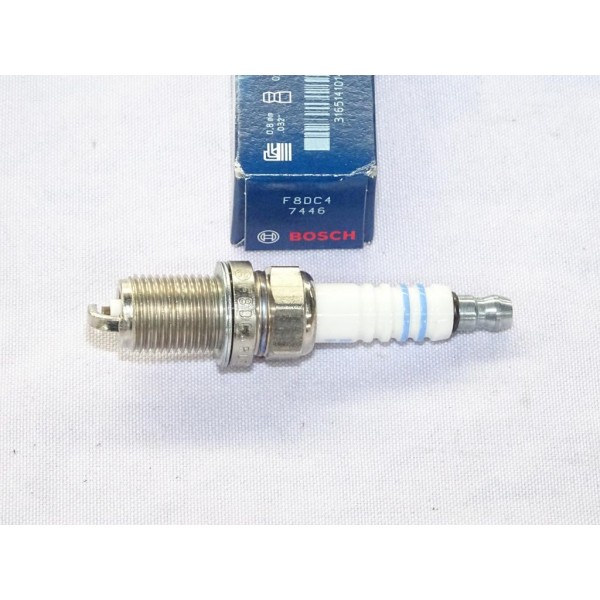 Lot 2 bougies allumage Bosch F8DC4 0241229713 pour alfa romeo GTV GT spider 156 audi 80 90 100 A2 A3 A4 A6 A8 A8 TT BMW serie 1 