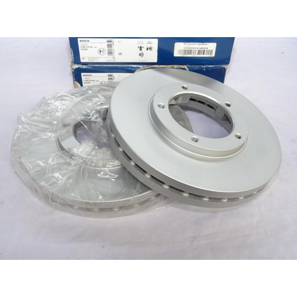 Jeu 2 disques de frein avant ventilé 293mm diametre Bosch BD2567 0986479D81 pour mitsubishi canter FE5 FE6 