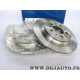 Jeu 2 disques de frein arriere plein 283mm diametre Bosch BD376 0986478445 pour volvo 850 V70 S70 XC70 