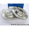 Jeu 2 disques de frein arriere plein 283mm diametre Bosch BD376 0986478445 pour volvo 850 V70 S70 XC70