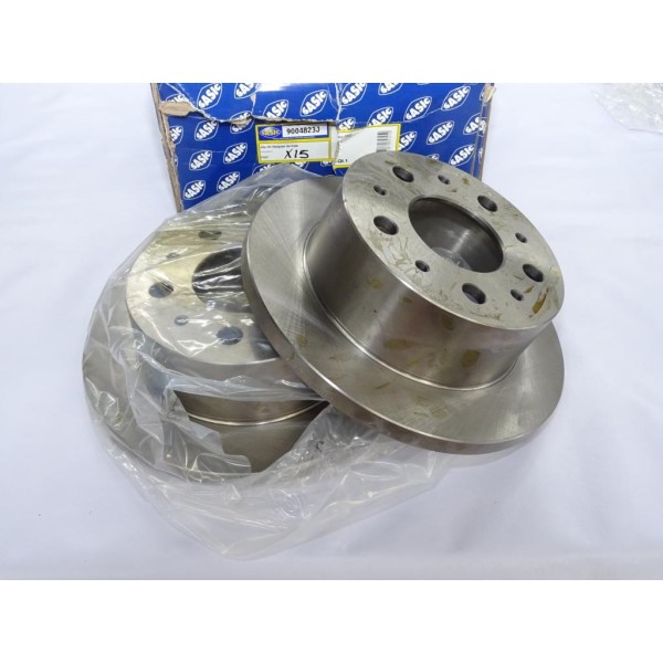 Paire disques de frein arriere 280mm diametre plein Sasic 9004823J pour fiat ducato 1 2 I II peugeot boxer citroen jumper de 199